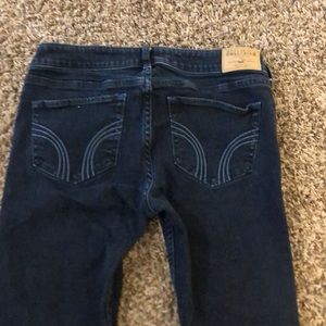 Hollister dark wash straight leg jeans